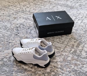 Damen Sneaker Armani Exchange Größe 39 – Weiß/Blau – Bild 9 von 10