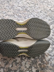 Damen Leder Sneaker Lacoste Größe 39 – Weiß-Gelb – Bild 10 von 10