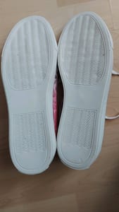 Damen Sneaker in Rosa mit Leopardenmuster und weißer Kappe – Größe 40 – Bild 3 von 3