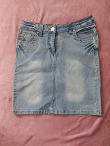 Damen Jeans Rock – Größe M – Blau
