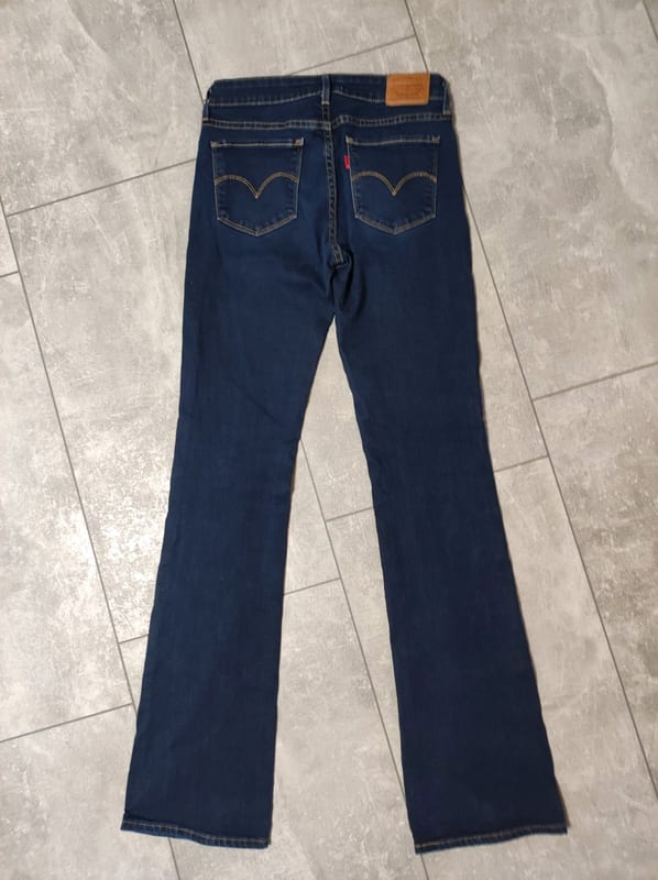Damen Dunkelblaue Bootcut-Jeans – Größe S – Bild 3 von 4