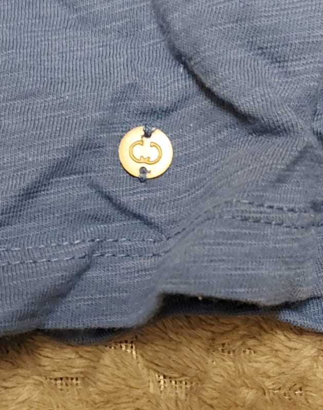 Damen T-Shirt mit Libellen-Motiv – Blau – Größe L – Bild 2 von 2
