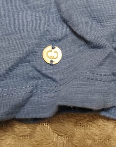 Damen T-Shirt mit Libellen-Motiv – Blau – Größe L – Bild 2 von 2