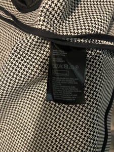 Damen Trenchcoat Mantel – Größe 36 – Schwarz/Weiß – Bild 4 von 4