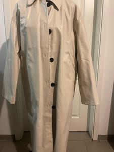 Damen Trenchcoat NA-KD oversized – Creme – Bild 2 von 6