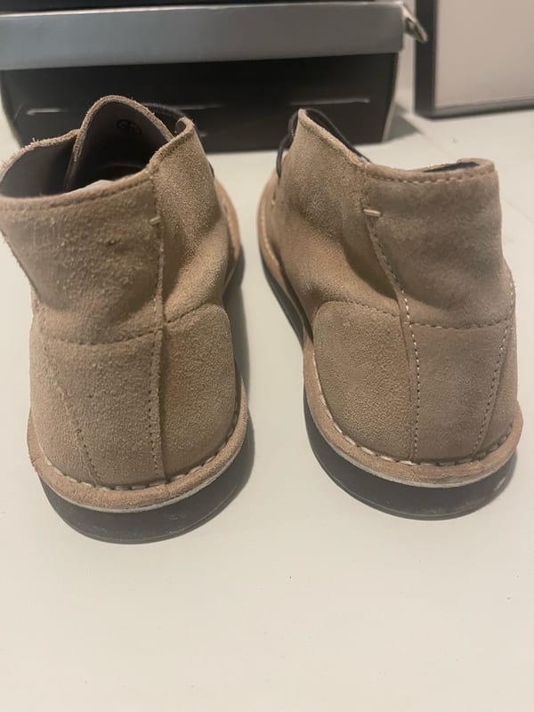 Herren Wildleder Desert Boots – Beige, Schnürung – Größe 41 – Bild 3 von 5
