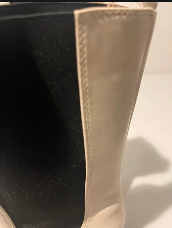 Damen Boots mit Plateausohle – Größe 39 – Creme – Bild 3 von 8