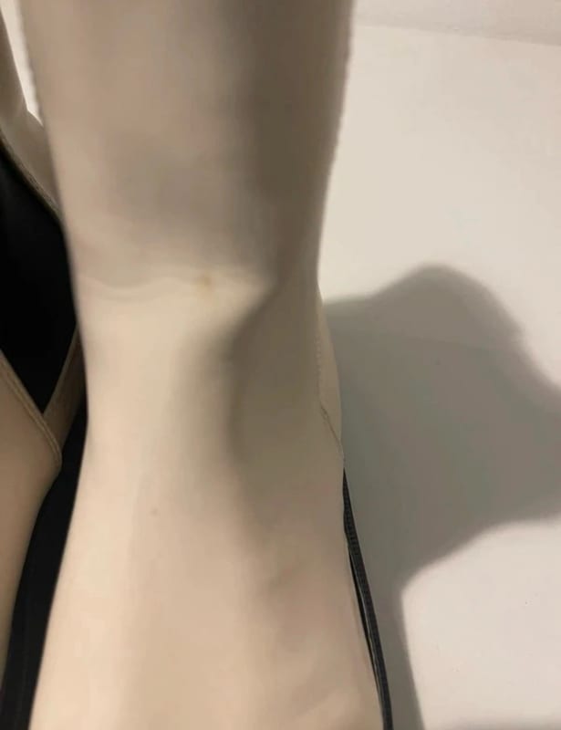 Damen Boots mit Plateausohle – Größe 39 – Creme – Bild 6 von 8