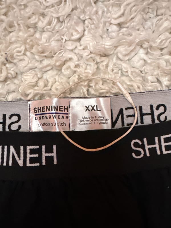 Herren Boxershorts schwarz mit Logobund – Größe XXL – Bild 2 von 2