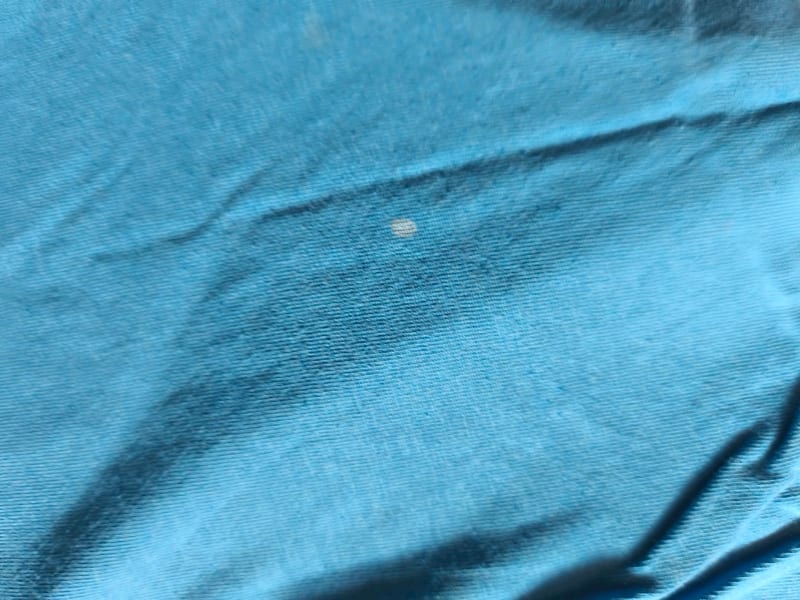 Damen Türkisfarbenes Shirt mit Schriftaufdruck – Größe S – Bild 3 von 3