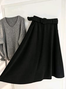 Damen traumhafter Maxi Cord Rock/ schwarz/ 38-40 ungetragen – Größe M – Bild 6 von 6