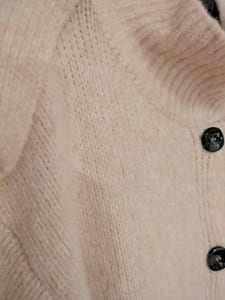 Damen oversized Cardigan Creme / 40 & 42 - ungetragen – Größe XL – Beige – Bild 3 von 4