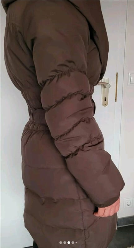 Damen Daunen Mantel Gr. M wie neu Trend Fabrik – Braun – Bild 3 von 8