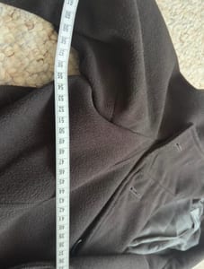 Damen Schwarzer Doppelreiher-Mantel mit breitem Kragen – Größe 44 – Bild 6 von 7