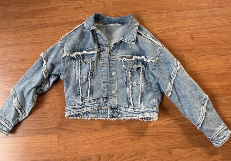 Kinder Jeansjacke – Größe 146 – Blau – Bild 3 von 7