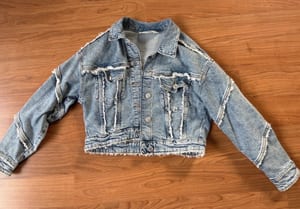 Kinder Jeansjacke – Größe 146 – Blau – Bild 3 von 7