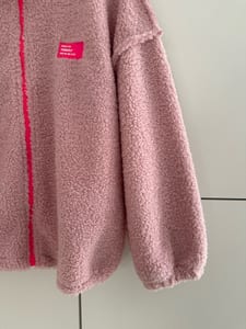Teddy Jacke Damen rosa tippet – Einheitsgröße – Bild 2 von 4