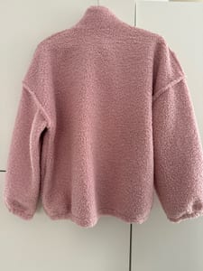 Teddy Jacke Damen rosa tippet – Einheitsgröße – Bild 4 von 4