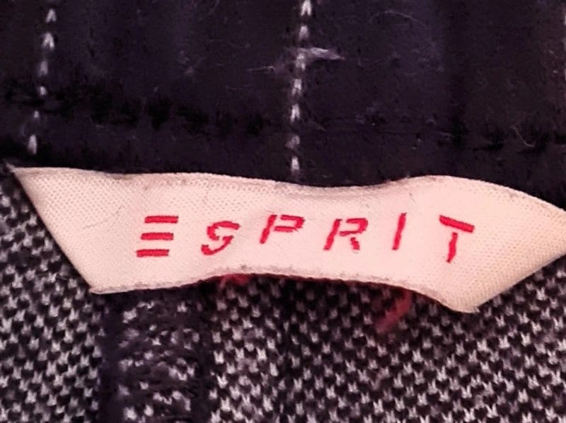Damen Dunkelblaue Schlupfhose, Esprit, Größe 38 Bündchen am Beinabschluss bequem – Bild 9 von 11