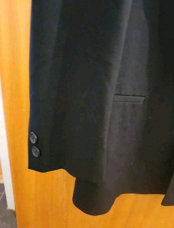 Schwarzes Herren-Sakko, viknöpfig, klassischer Schnitt Angelo Litrico C&A Gr.102 – Bild 4 von 8
