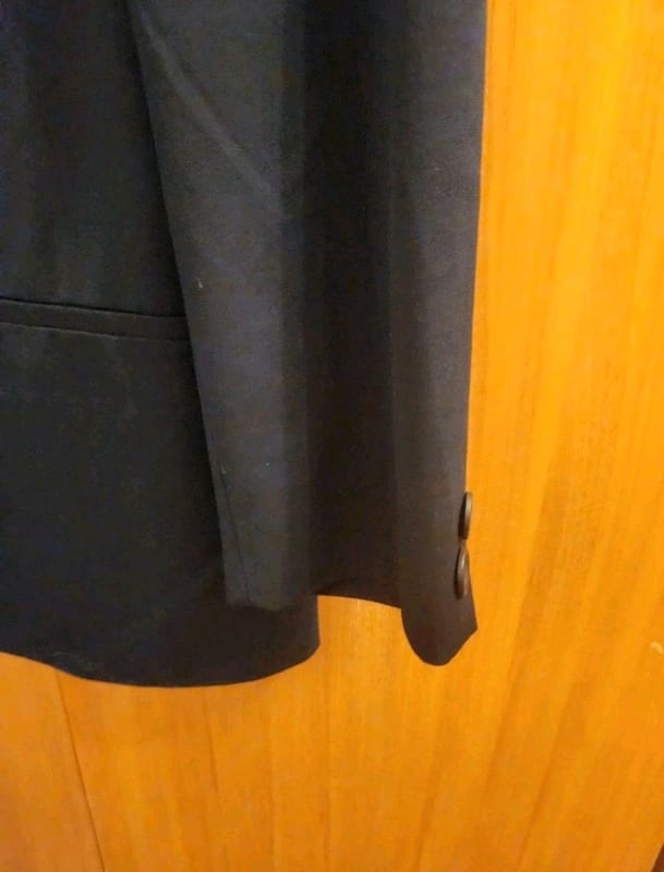 Schwarzes Herren-Sakko, viknöpfig, klassischer Schnitt Angelo Litrico C&A Gr.102 – Bild 5 von 8