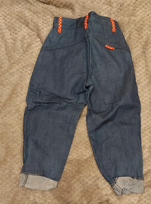 Mädchen Jeanshose – Größe 98 – Blau – Bild 2 von 2