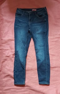 Damen Dunkelblaue Jeans – Größe XXS