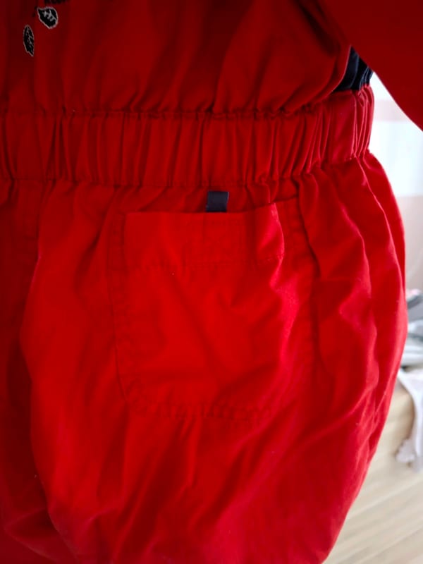 Baby Schneeanzug rot gr 80 – Bild 4 von 5