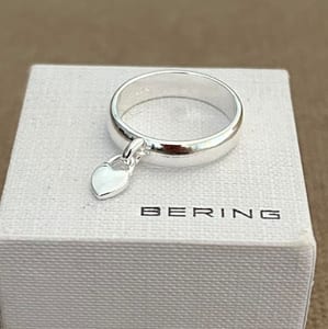 Damen Ring mit Herzanhänger echt Silber