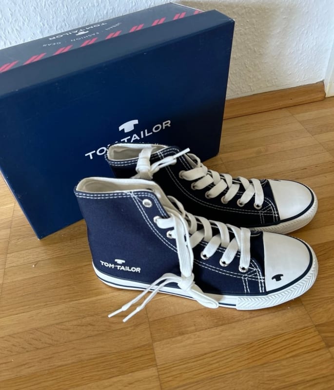 Tom Tailor Damen Halbschuhe Dunkelblau Navy Neu – Größe 36