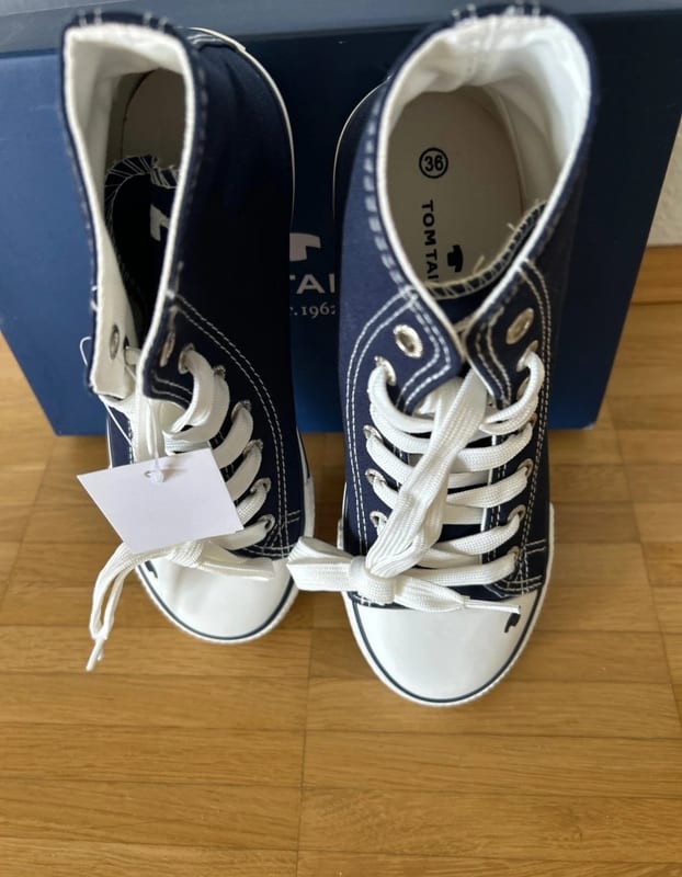 Tom Tailor Damen Halbschuhe Dunkelblau Navy Neu – Größe 36 – Bild 10 von 11