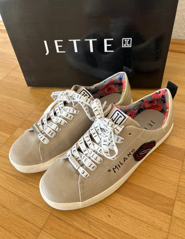 Damen Sneaker Joop Jette Beige trendig neuwertig – Größe 36