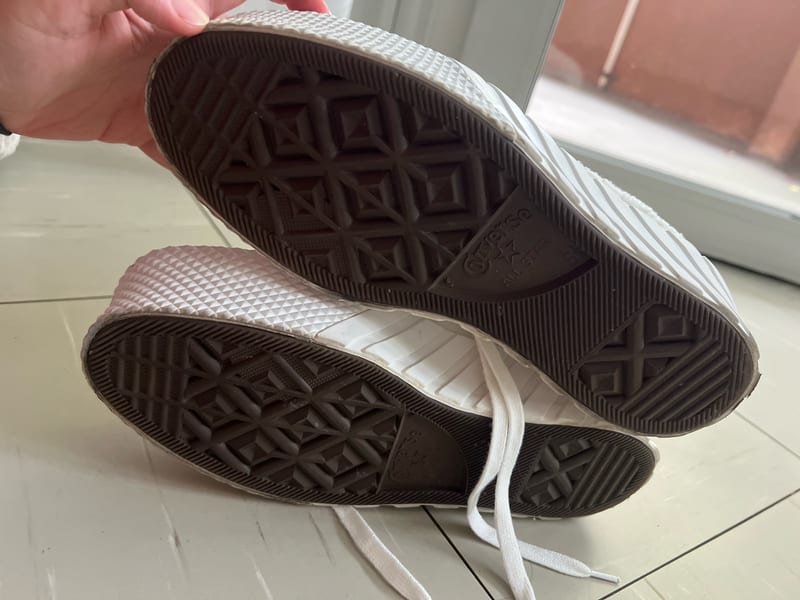 Damen Hohe Sneaker mit Teddyfell und Plateausohle – Größe 38 – Weiß – Bild 7 von 9