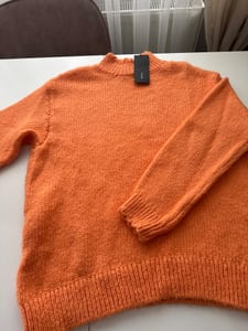 Damen Zero Strickpullover Neu! Gr. 44 – Orange – Bild 3 von 12