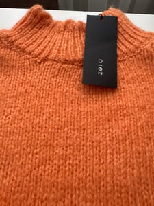 Damen Zero Strickpullover Neu! Gr. 44 – Orange – Bild 9 von 12