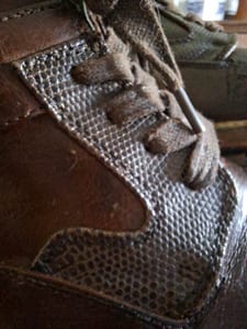 Herrenschuh 41 braun Boots Knöchelhoch Reißverschluss Schnürung Herbst – Größe 41 – Bild 11 von 12