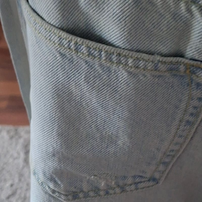 Zara Damen Denim destroyed Look Jeans helle Waschnung neu mit Etikett S/36 Five Pocket – Größe 36 – Blau – Bild 8 von 11