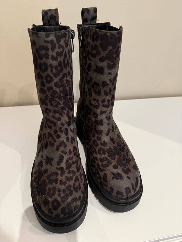 Leo Boots Damen 37 grau Schwarz – Größe 37 – Bild 3 von 5