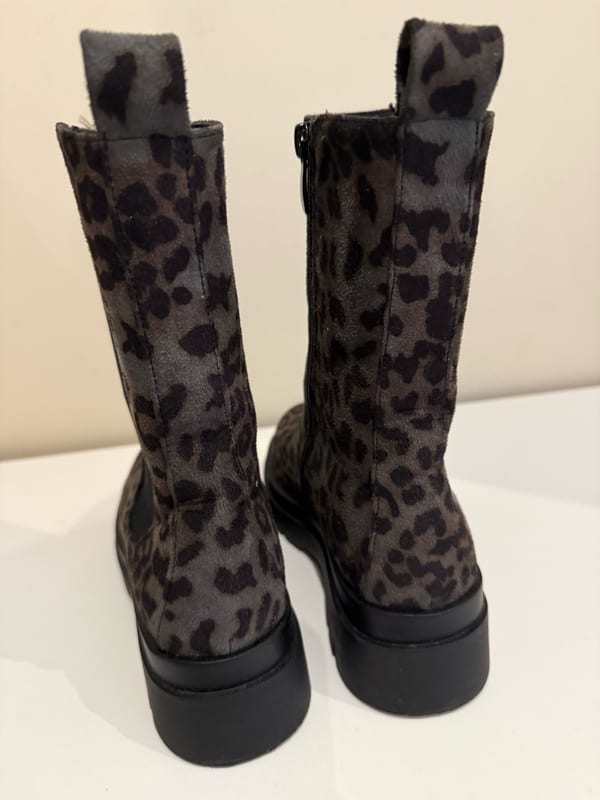 Leo Boots Damen 37 grau Schwarz – Größe 37 – Bild 4 von 5