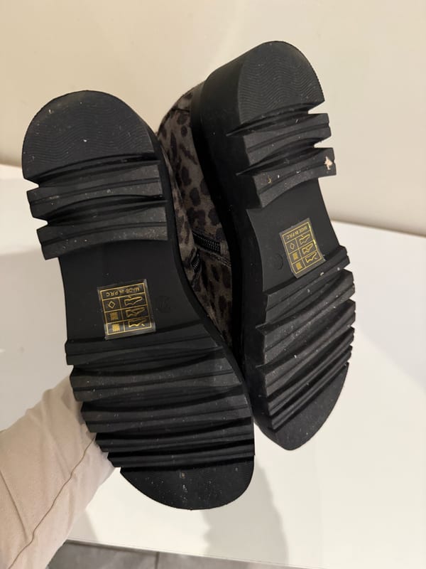 Leo Boots Damen 37 grau Schwarz – Größe 37 – Bild 5 von 5