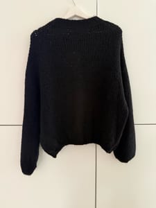 schwarzer Cardigan Damen – Einheitsgröße – Bild 2 von 3