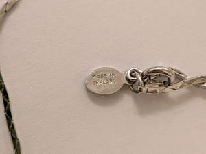 Damen Vintage Avon Silberne Halskette mit Quaste – Lariat-Stil – Bild 4 von 5
