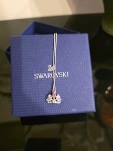 Swarovski Damen "Be a Queen" Kette – Silber