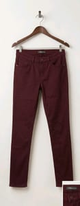 Damen Bordeauxrote Stoffhose FB sister Hose Gr. M dunkelrot