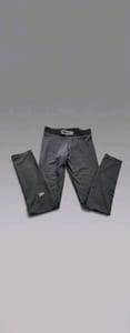 Damen Funktionsleggings – Sport-Leggings in Dunkelgrau Kipsta schwarz Gr. S