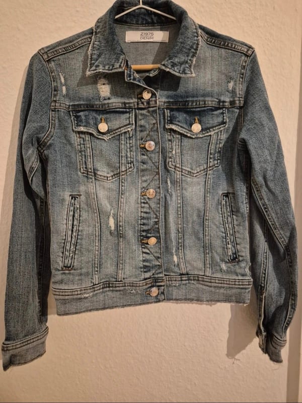 Damen Jeansjacke – Größe 34 – Blau