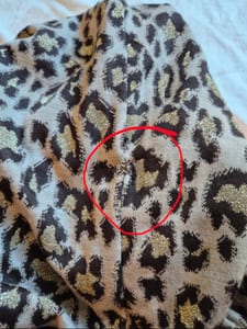 Damen Xs. Leopardenmuster Midikleid langarm – Größe XS – Bild 4 von 12