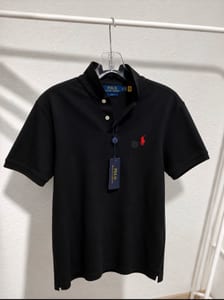 Herren Schwarzes Polo-Shirt – Neu mit Etikett Größe L – Bild 2 von 5