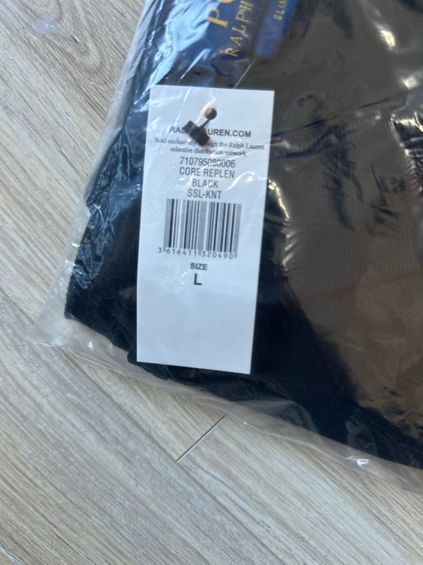 Herren dunkle blau Polo-Shirt – Neu mit Etikett – Größe L – Bild 5 von 5