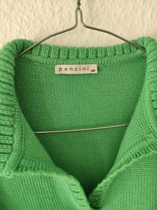Damen Strickpullover mit Merinowolle grün – Bild 2 von 4